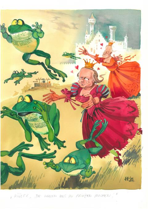 Ausstellung Horst Haitzinger "Märchen und Karikatur"